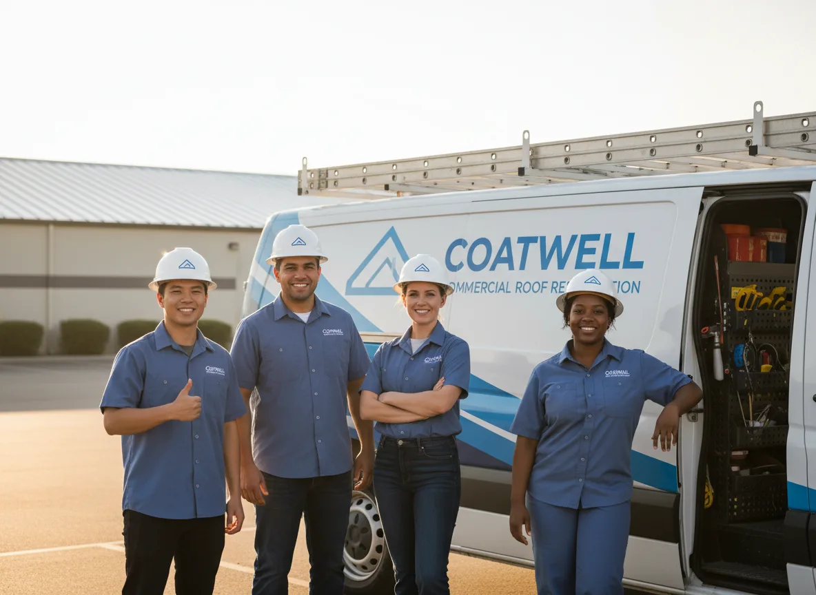 Commercial roof coating company in Buckholts, TX